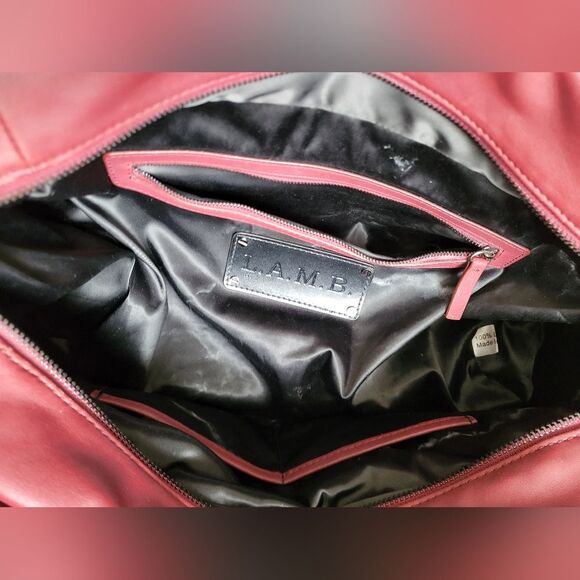 L.A.M.B. Gwen Stefani Addette Leather Handbag No Strap 15x9.5x7 - Picture 15 of 16